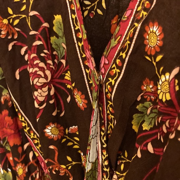 Aura Floral Maxi Dress - Brown and Multicolor - Picture 8 of 14
